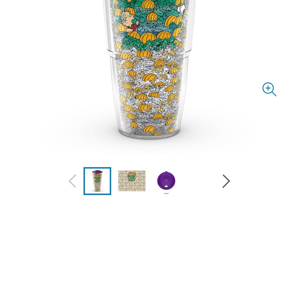 PEANUTS 🎃 TERVIS 
24oz TUMBLER  “THE GREAT PUMPKIN”🎃 
🚩NEW w/Tag - Picture 9 of 11